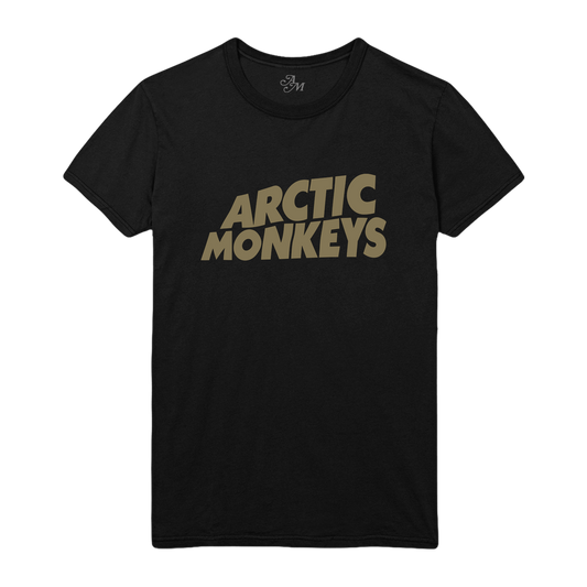 Gold Logo Black T-Shirt