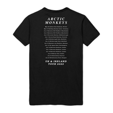 Load image into Gallery viewer, Concentric Mirrorball Tour 2023 Black T-Shirt
