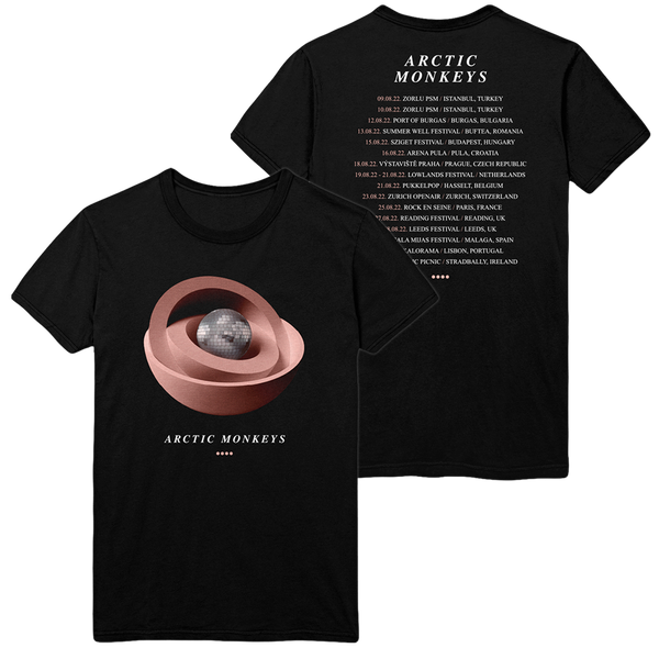 Glitterball 2022 EU Tour Tee Arctic Monkeys The Official Store